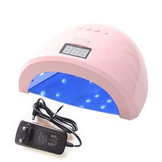 SUN1 LED/UV 美甲燈 48W, 粉色的, 1個