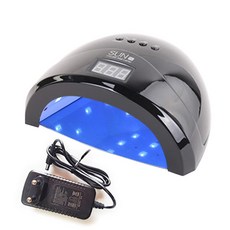 SUN1 LED/UV 美甲燈 48W, 黑色的, 1個