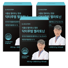 닥터루템 식물성 멜라토닌 함유 닥터루템 멜라토닌, 30정, 3개 30정, 3개