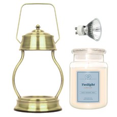 PRAY 復古造型暖燈架+香氛蠟燭+保溫燈泡, 暮