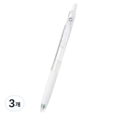 파이롯트 중성펜 쥬스 파스텔 0.5mm, 화이트, 3개