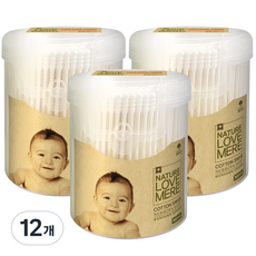 NATURE LOVE MERE 然自母愛 新生兒專用棉花棒, 300件, 12個