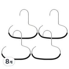 LivingHomeDetail 多用途皮帶領帶收納帽子整理架 LHD-072, 黑色, 8個