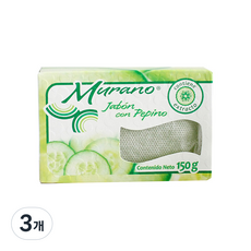 穆拉諾潔面皂黃瓜, 150g, 3個