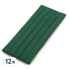 앙앙 코튼캔디 바이어스테이프 10mm, 24 그린, 12개