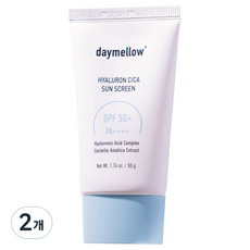 데이멜로우 히알루론 시카 선 스크린 SPF 50+ PA++++, 50g, 2개