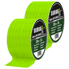 高亮度反光膠帶, 2個, 綠色熒光