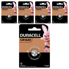 듀라셀 리튬 코인 건전지 CR1620, 1개입, 5개