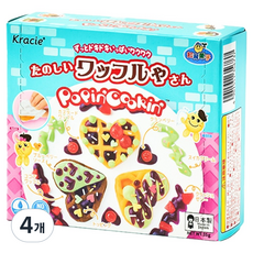 Kracie 葵緹亞 Tanoshii 鬆餅架 粉末料理 鬆餅製作 35g, 托盤 + 湯匙 + 粉末, 4個