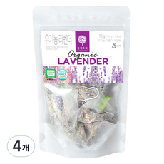 몸애조화 유기농 라벤더차, 1.5g, 10개입, 4개