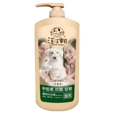 wow wow baby 汪汪寶貝 甲殼素沐浴精 全犬, 1L, 1瓶