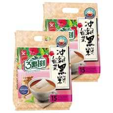 3點1刻 沖繩黑糖奶茶, 20g, 15包, 2袋