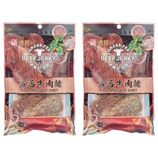德昌五香牛肉乾 傳統風味 獨立包裝 休閒零食首選, 100g, 2包