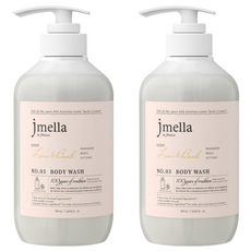 jmella 法式漫舞香水沐浴乳 No.03 Lime & Basil, 500ml, 2瓶