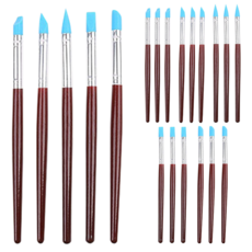 MAME 矽膠塑形筆刷 5件組, 0.8 x 16.2 cm, 4套