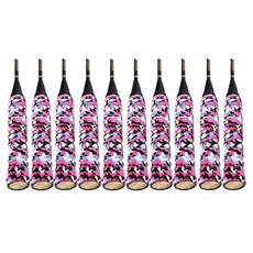 VOLAR 斑紋緩衝握把布 10入, 白粉色, 10個