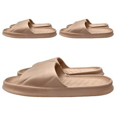 室內EVA居家拖鞋 3雙, 42-43, 咖啡色