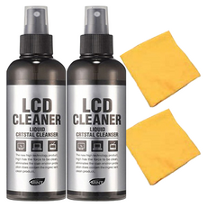 MINT LCD 清潔劑 + 超細纖維布, 2個, 200ml