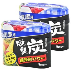 ST 雞仔牌 脫臭炭 冷藏室用, 搭配備長炭與活性炭的消臭劑, 強力除臭, 140g, 2盒