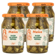 Melis 할라페뇨 페퍼, 330g, 4개