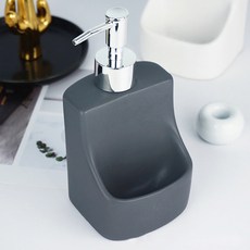 水槽口袋型菜瓜布清潔劑架 YT_RA533, 灰色, 1個