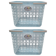 JUSKU 佳斯捷 中櫻花購物籃 #4218, 顏色隨機, 2個