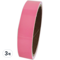 디트리 주차장 안전 반사 테이프, 핑크, 3개