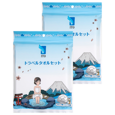 ITO 日本伊藤 旅行套組, 白色, 2包
