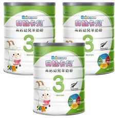Babycare 貝比卡兒 高鈣幼兒羊奶粉 3號 1~3歲, 3罐, 900g