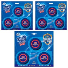 farcent 花仙子 藍藍香馬桶自動清潔劑, 強效抗菌, 強力去汙防垢, 歐洲防汙保護膜, 195g, 3組