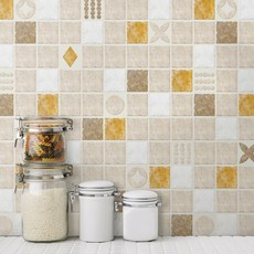 DECOMI 餅乾磚圖案壁貼 HWP-21635, 混合色, 100 x 250 cm