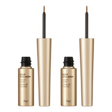 THE FACE SHOP 菲詩小舖 The Face Shop黃金膠原蛋白液態眼線筆 5.5g, 黑色, 2個, 01號黑色