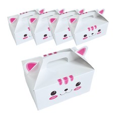 TINA PICNIC 在可愛的動物手柄盒中, 粉色的, 5件