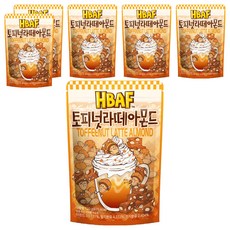바프 토피넛라떼 아몬드, 120g, 6개