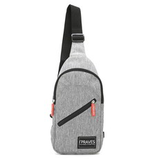 I'PRAVES 防水斜揹包 PRAV-7001, 灰色