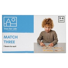 Toys for Life 小桌遊 連連看 MATCH THREE, 1盒