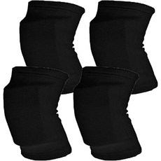 D&M 12mm Impact 反光排球護膝 857 黑色 L, 4個