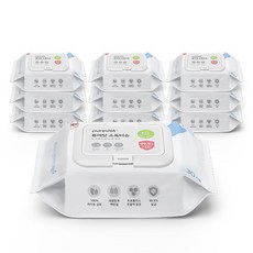 퓨어닷 NEW 소독 물티슈 캡형, 65g, 30매, 10개