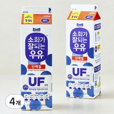 매일유업 소화가 잘되는 우유 단백질, 930ml, 4개