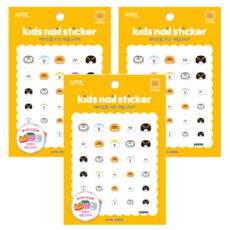 APRIL 兒童美甲貼片 - 最佳厚度，提升專注力，訓練小肌肉, A020K 企鵝朋友, 3包