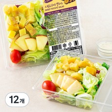 저스트그린 스윗 고구마 샐러드, 155g, 12개