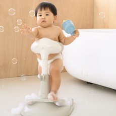 폴레드 허그베어 시즌 4 샤워 목욕 핸들 기저귀갈이대, 그레이, 1개