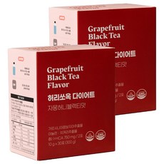 HEALTHOUSE 허리쏘옥 다이어트 자몽허니블랙티맛 30p, 300g, 2개