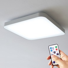 三星晶片 LED 簡約遙控吸頂燈 5RSP50 5RR 50W, 白色