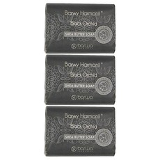 歐美BARWA 奢華SPA黑蘭花香氛皂，植物素材，65年香皂工藝, 190g, 3個
