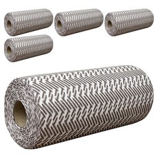 재사용 롤형 행주 키친타올 브라운 21 x 30 cm 50p, 5개, 1롤