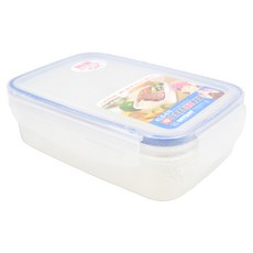 KEYWAY 聯府 三格優鮮微波便當盒 中, 透明, 1個