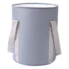 AHOYE 五層保溫摺疊泡腳袋, 22L, 防水, 便攜式設計, Gray, 1個