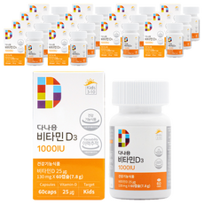 다나음 비타민 D3 1000IU, 60정, 15개