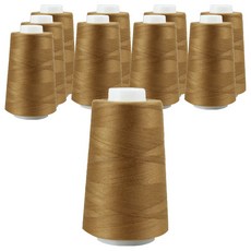 OWL 40支2合縫紉線 5入, 21 棕色, 10個